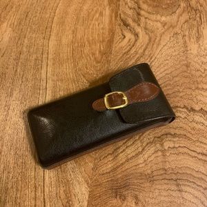 Vegan leather glasses case